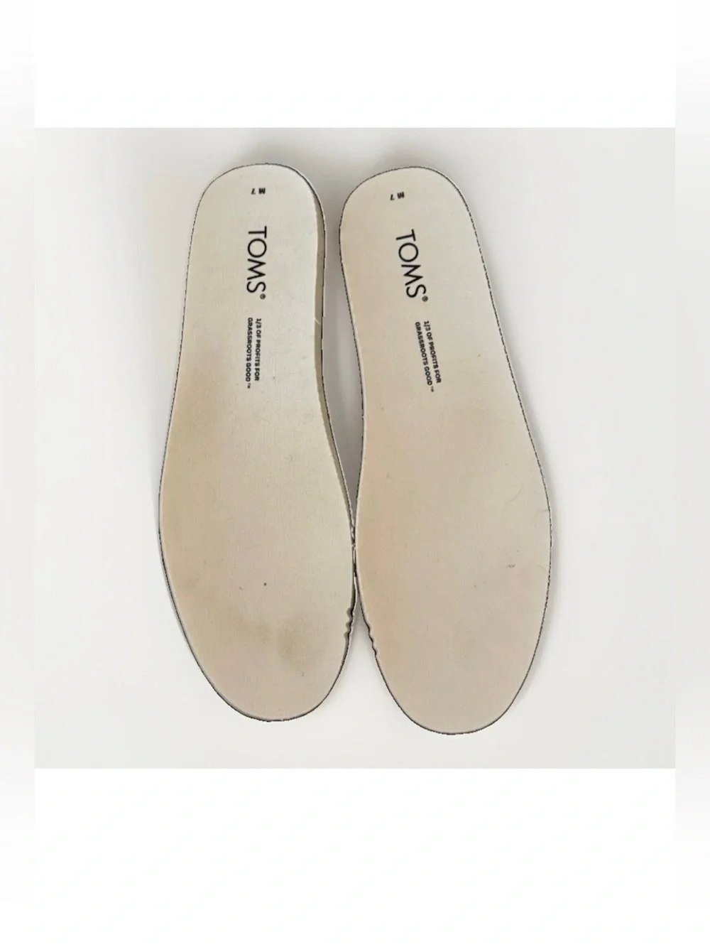 TOMS Black Canvas Slip-On Deck Shoes Men’s 7 NWOB **Free Shipping**